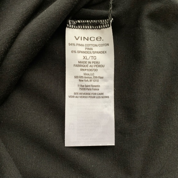 VINCE - Black square-neck top – Sleek essential | NWT - Picture 6 of 11